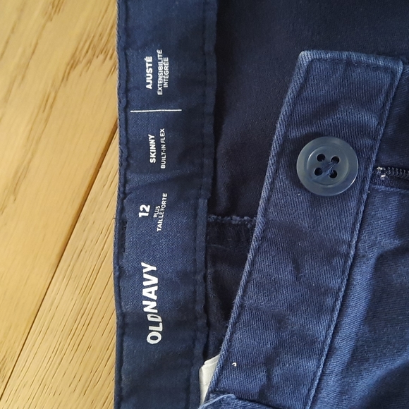 Old Navy Boys Chino Pants Age 12 in Navy Blue - Picture 2 of 6